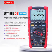 Low pass filter;AC DC voltage current Ohm meter;UNI-T UT195DS industrial Digital Multimeter;3-phase motor sequence test/LoZ Test 2024 - buy cheap