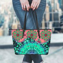 FORUDESIGNS Luxury Women Handbags Bohemian Tie-dye Style Tote Shoulder Bags for Female Casual Pu Leather Girls Shopper Bag Woman 2024 - buy cheap