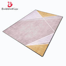 Bubble Kiss Customized Carpet for Living Room Pink Rug Girls Room Geometric Pattern Carpet Home Bedroom Decor Non-slip Rugs 2024 - buy cheap