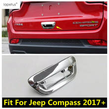 ABS Chrome Accessories For Jeep Compass 2017 - 2021 Rear Door Pull Doorknob Handle Bowl Decor Molding Cover Kit Trim Exterior 2024 - buy cheap