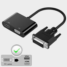 4K HDMI сплиттер конвертер 1080P DVI в VGA HDMI сплиттер преобразователь из VGA в HDMI сплиттер для ПК монитор ноутбука 2024 - купить недорого