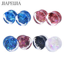 Acrylic Coloured Stars Ear Piercing Tunnels Plugs Ear Expanders Stretched Body Piercing Jewelry 6-30mm 2024 - buy cheap