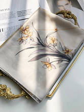 100% Pure Silk Scarf Women 2021 Print Shawls Foulard Femme Natural Silk Scarves Pashmina Luxury Brand Real Silk Wraps for Ladies 2024 - buy cheap