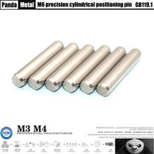 (O) 304 pino cilíndrico de aço inoxidável m6 pino de posicionamento de precisão gb119 1 pino sólido paralelo a2 tamanho m3m4 2024 - compre barato