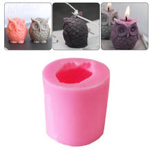 Molde de silicona con forma de búho para decoración de pasteles, molde de silicona para Fondant de Chocolate, dulces, jabón, artesanal, regalo hecho a mano 2024 - compra barato