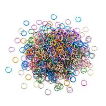 200g 6mm 8mm 10mm Mixed Color Aluminum Wire Open Jump Rings  for Jewelry Findings Components DIY Necklace Bracelets 2024 - buy cheap