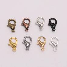 50pcs/lot Gold Lobster Clasp Hooks Connector For DIY Necklace Bracelet Chain Jewelry Making Findings Accessory Supplies 2024 - buy cheap