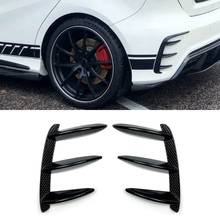 Car Black Rear Bumper Spoiler Flank Tail Wind Knife for Mercedes Benz a Class W176 A200 A260 2024 - buy cheap