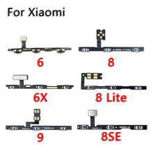 Original For Xiaomi Mi 6 6X 8 8SE 9 9T 9SE SE Lite Pro Plus Button Mute key Switch On Off Volume Power Flex Cable 2024 - buy cheap