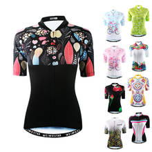 Weimostar 2021 Pro Team Cycling Jersey Women Short Sleeve mtb Bike Jersey Tops Road Bicycle Shirt Racing Sport Cycling Clothing 2024 - buy cheap