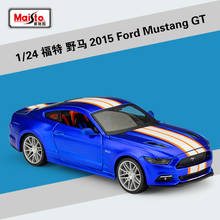 Maisto-coche deportivo de alta simulación, vehículo de aleación modelo 1:24 2015 Mustang GT 1960 Starliner Boss 302 1970, versión modificada 2024 - compra barato