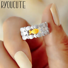 New Charming Open Fish Ring for Women Vintage Boho Party Rings Gothic Punk Jewelry Gifts for Girls 2021 2024 - buy cheap