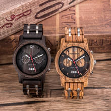 Мужские деревянные часы DODO DEER, роскошные модные светящиеся наручные часы, хронограф с календарем, оригинальные креативные часы Herrenuhr 2024 - купить недорого