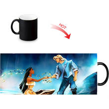 Pocahontas Magic  Mug Heat Sensitive Color Changing Water Milk Mugs Ceramic Coffee Cup Novelty Gift 350ml/12oz 2024 - buy cheap