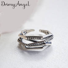 Vintage Retro Silver Color  Irregular Layer Rings For Women Wedding Bridal Valentines Gifts aneis 2024 - buy cheap