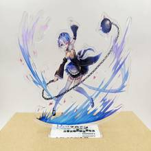 Anime Re:Life in a different world from zero Acrylic Stand Figure Rem Ram Emilia Desktop Decoration Collection Model Toy Gifts 2024 - buy cheap