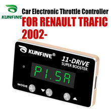 KUNFINE Car Electronic Throttle Controller Racing Accelerator Potent Booster For RENAULT TRAFIC 2002-After Tuning Part 2024 - buy cheap