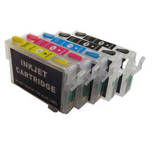 5 цветов цветение совместимый T0731-T0734 многоразовый картридж для принтера EPSON tx510fn T1110 2024 - купить недорого