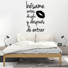 Creative Spanish Quote Stickers Vinyl Wallpaper for girl Bedroom Vinyl Mural Wall Decal Kids Room Wall Art Stickers vinilo pared 2024 - buy cheap