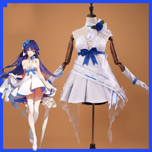 Honkai Impact 3 Raiden Mei-disfraces de escenario, ropa de actuación, vestido de fiesta de fantasía, regalo de Halloween 2024 - compra barato