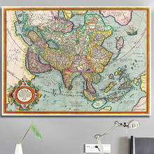 Grande mapa do mundo do vintage material de escritório detalhado antigo cartaz parede gráfico retro canavas imprime cartazes decoração para casa mapa do mundo 2024 - compre barato