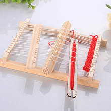 Wooden Weaving Craft Yarn Little Loom DIY Hand Knitting Machine Kids Educational Toys Children's Diy Handmade Wool Weaving 2024 - buy cheap