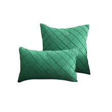Nordic Pillow Cover Suede Plaid Cushion Cover 45*45 Bedroom Home Decorative Pillowcase Household Supplies Square Rectangle 2024 - buy cheap