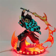 Demon Slayer Kamado Tanjirou LED Night Light Anime Kimetsu No Yaiba Lamp Bedroom Decor Luzes Da Noite Luminaria Decor Home Lampe 2024 - buy cheap