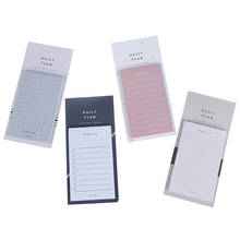 Hot 50 Sheets To Do List Check List Sticky Notes Memo Pad Notepad School Office Supplies Stationery 2024 - buy cheap