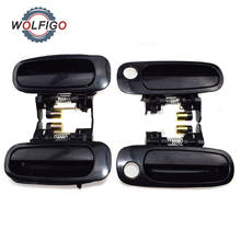 Wolfigo-maçaneta frontal e traseira para toyota corolla, abertura para porta, dianteira, esquerda e direita, anos 6921002040 a 69210, 02030 a 69230 2024 - compre barato