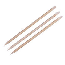 100PCS Orange Wood Double End Nail Art Stick Cuticle Pusher For Cuticle Removal Manicure Nail Art Tools 2024 - buy cheap