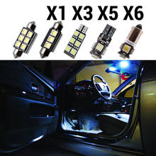 Perfect Cool White Error Free Canbus LED bulb interior map dome light Kit for BMW X1 E84 X3 E83 F25 X5 E53 E70 X6 E71 (00-15) 2024 - buy cheap