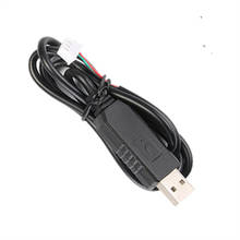 Pl2303 cabo pl2303hx usb para ttl módulo 4 p 4 pinos rs232 conversor de cabo serial em estoque 2024 - compre barato