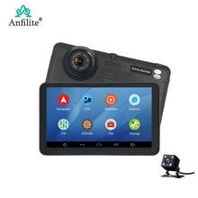 Anfilite-cámara grabadora para salpicadero de coche, 7 pulgadas, Android, DVR, navegación GPS, Bluetooth, wifi, fhd, 1080p, mapas gratuitos 2024 - compra barato