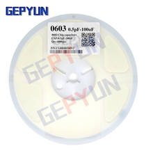 Capacitor de cerâmica gepyun chip 10nf 100nf 100nf 1uf 4000 uf 0603 uf 10uf 1pf, filme smd de 100 para carretel com 1 carretel = 2.2 (4.7 peças) 2024 - compre barato