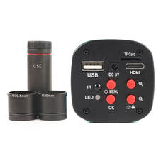SONY Sensor HDMI USB 16MP 1080P Video Microscope Digital Camera+23.2mm 0.5X Microscope Adapter Lens 30mm 30.5mm Adapter Ring 2024 - buy cheap