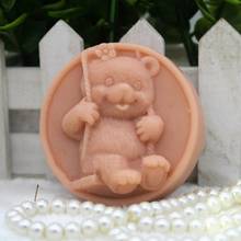 3D Медведь DIY силиконовая форма для мыла форма для свечи воска силиконовые формы для изготовления мыла ручной работы инструменты 2024 - купить недорого