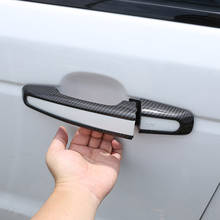 8pcs Carbon Fiber ABS Chrom Car Door Handle Trim For Land Rover Discovery Sport LR5 LR4 For Range Rover Sport Evoque Vogue LR405 2024 - buy cheap