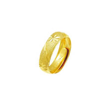 Mxgxfam clássico frost flores anéis (ajustado) para mulher 24 k puro ouro cor níquel livre xp jóias 2024 - compre barato