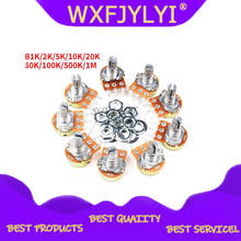 5pcs WH148 B1K B2K B5K B10K B20K B50K B100K B250K B500K B1M 3pin 15mm 1K 2K 5K 10K 20K 50K 100K 250K 500K 1M 2024 - buy cheap