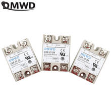 Relé de estado sólido SSR-10DA SSR-25DA SSR-40DA 10A 25A 40A en realidad DC 3-32V a 24-380V AC SSR 10DA 25DA 40DA 2024 - compra barato