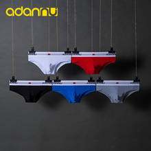 ADANNU Brand Sexy Men Briefs Cotton Men Underwear Breathable U Pouch Comfortable Underpants Gay Underwear Slip Homme Cueca Tanga 2024 - buy cheap