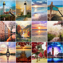 Diamond Painting 5D DIY Lighthous Scenery  Embroidery Mosaic Full Cross Stitch Kits Posters Wall Picture Living Room Home Decor 2024 - buy cheap