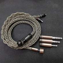 8 share pure silver wire 2.5mm/3.5mm/4.4mm Universal conversion upgrade line 168 core can change plug 2024 - buy cheap