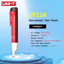UNI-T UT12A AC Voltage Detector Stick Electric Power LED Light Sensor Portable Meter Non-contact Volt Pen 2024 - buy cheap