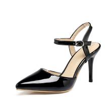Big Size        ladies high heels women shoes woman   High-heeled, thin-heeled, shallow-mouth pointed single shoes 2024 - buy cheap