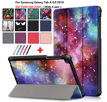 Funda para Samsung Galaxy Tab A 8,0, 2019 S Pen P200, SM-P200, P205, de cuero PU, dura, PC, galaxy tab a8 s 2024 - compra barato