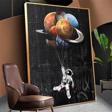 Astronaut Space Space Plant Graffiti Art Canvas Painting Posters and Prints Wall Art Picture for Living Room Home Decor Cuadros 2024 - buy cheap