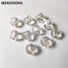 New arrival! 16mm 220pcs Clear acrylic irregular Pits round shape beads for Necklace,Earrings parts,hand Made Jewelry DIY 2024 - buy cheap