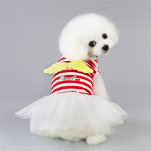 Roupa para cachorro de primavera e verão, vestido de princesa para cachorros pequenos, filhotes e princesas chihuahua 2024 - compre barato
